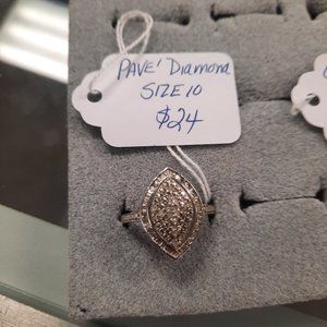 Pave Diamond ring